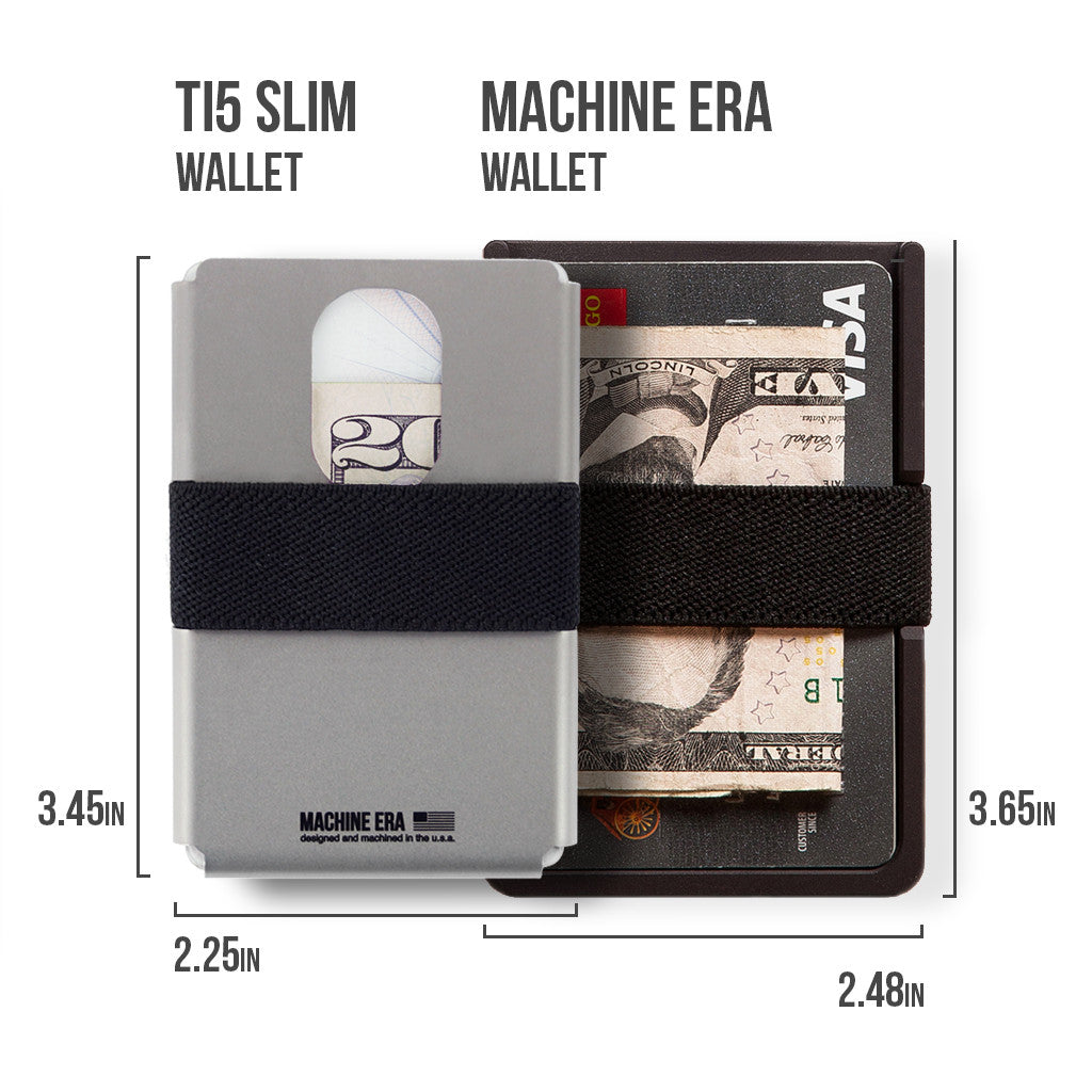 Machine Era Wallet | Gunmetal - Machine Era Co. - EDC