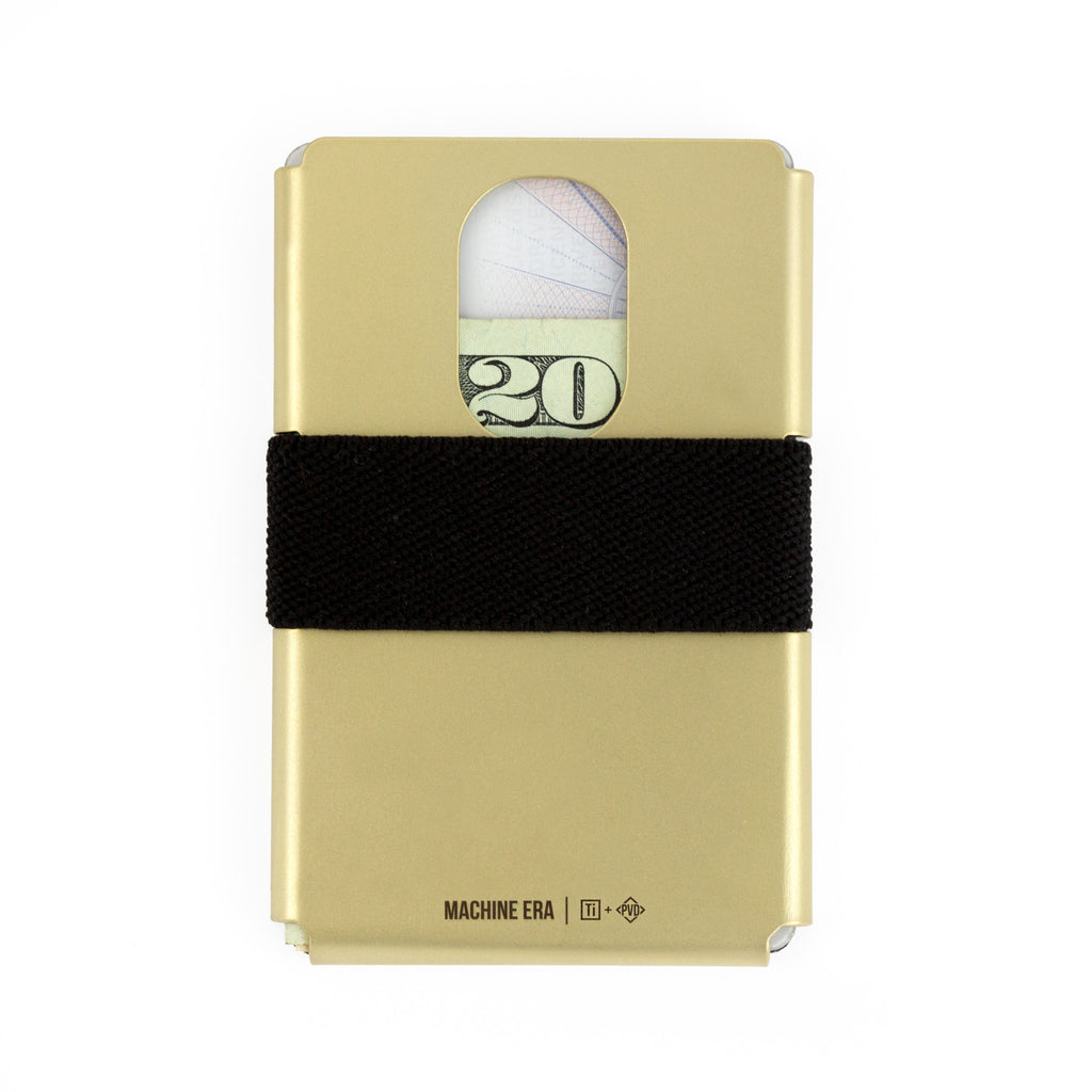 Ti5 Slim Wallet | Gold PVD - Machine Era Co. - EDC